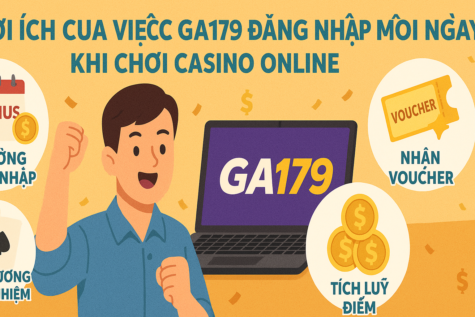 Lợi ích của việc GA179 Dăng nhập mỗi ngày khi chơi casino